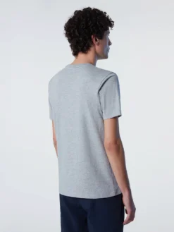 T-Shirt North Sails Men SS T-Shirt With Logo Grey Melange 11 T-Shirt North Sails Men SS T-Shirt With Logo Grey Melange -The North Kleding Winkel hi res 692812 0926 msback1 750x