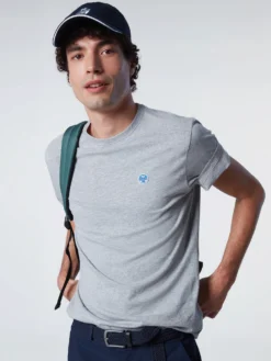T-Shirt North Sails Men SS T-Shirt With Logo Grey Melange 13 T-Shirt North Sails Men SS T-Shirt With Logo Grey Melange -The North Kleding Winkel hi res 692812 0926 msfront2 750x