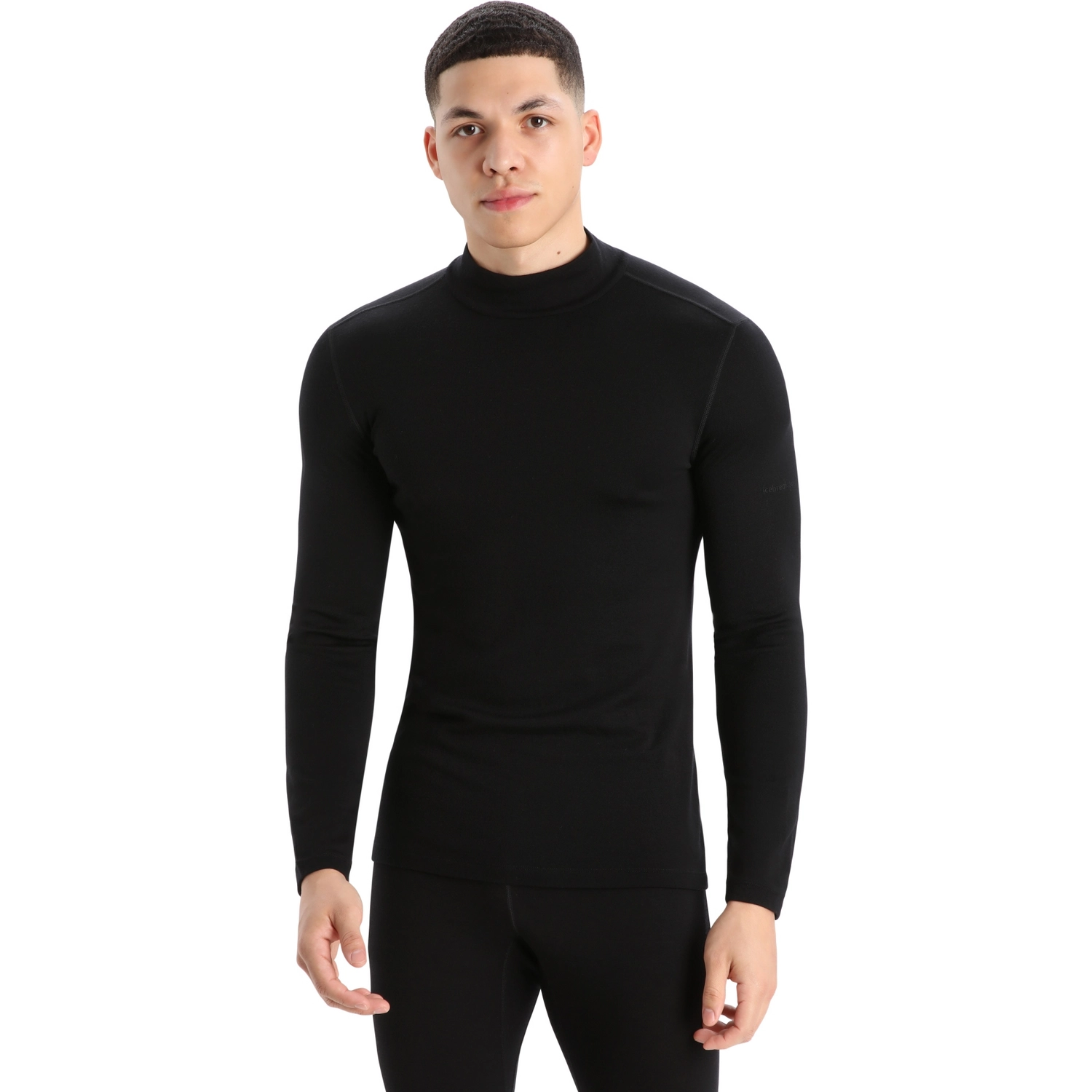Ondershirt Icebreaker Men 260 Tech LS Turtleneck Black 4 Ondershirt Icebreaker Men 260 Tech LS Turtleneck Black - Afbeelding 2