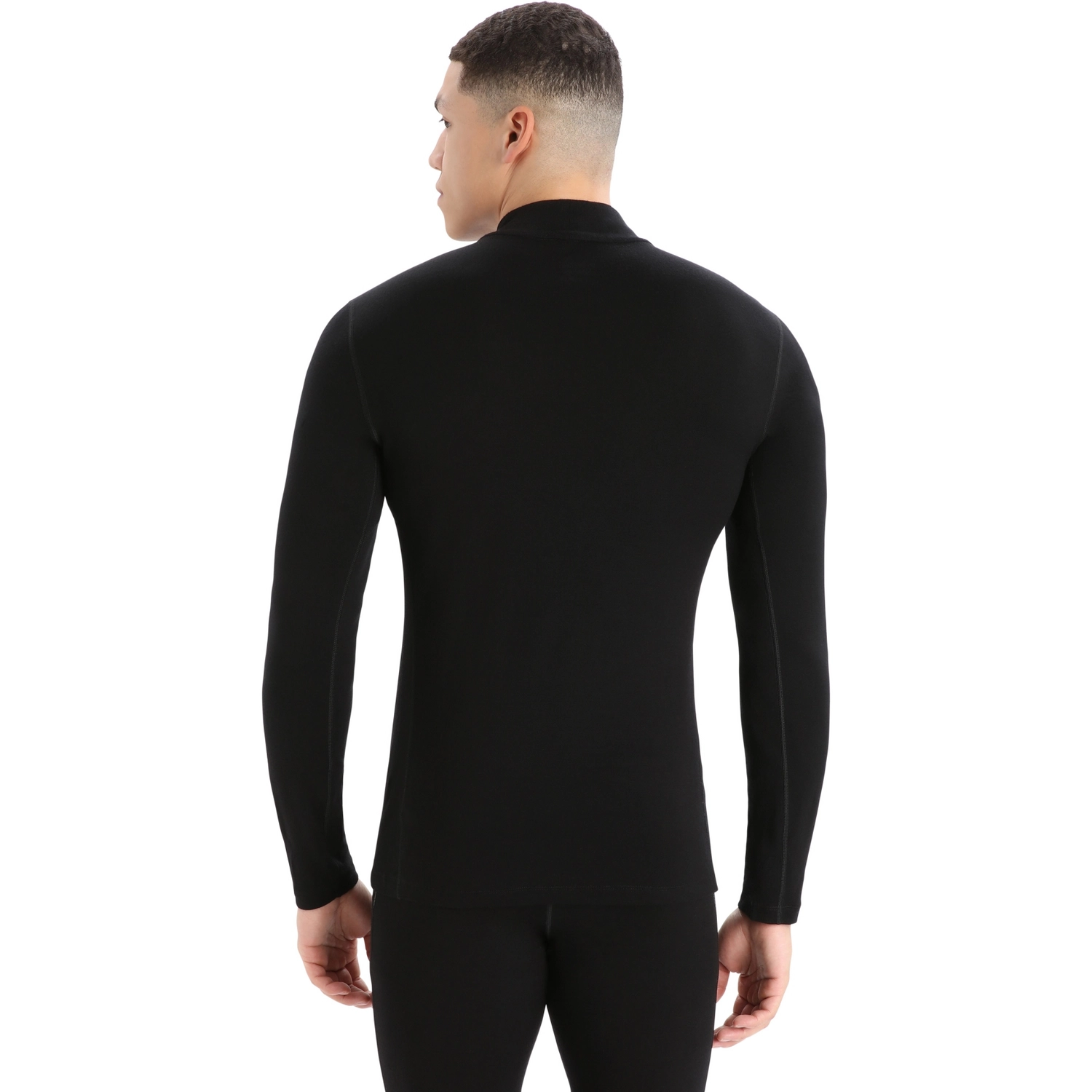 Ondershirt Icebreaker Men 260 Tech LS Turtleneck Black 5 Ondershirt Icebreaker Men 260 Tech LS Turtleneck Black - Afbeelding 3