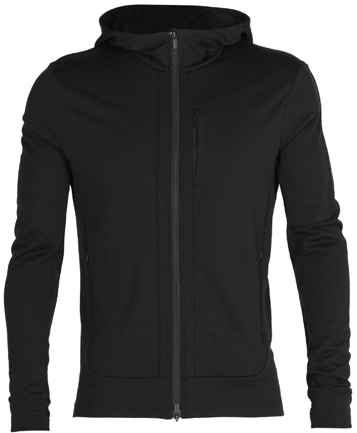 Vest Icebreaker Men Quantum III LS Zip Hoodie Black 3 Vest Icebreaker Men Quantum III LS Zip Hoodie Black