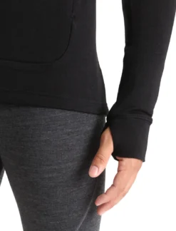 Vest Icebreaker Men Quantum III LS Zip Hoodie Black 17 Vest Icebreaker Men Quantum III LS Zip Hoodie Black -The North Kleding Winkel icebreaker7