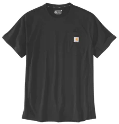 T-Shirt Carhartt Men Force Flex Pocket Black