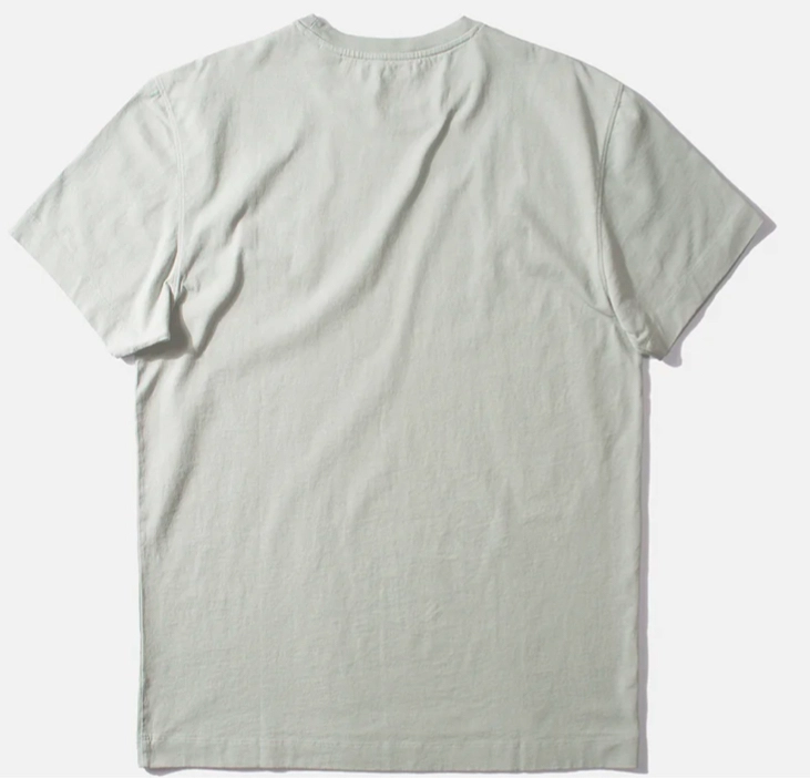 T-Shirt Edmmond Studios Men Mini Logo Plain Sage Green 4 T-Shirt Edmmond Studios Men Mini Logo Plain Sage Green - Afbeelding 2