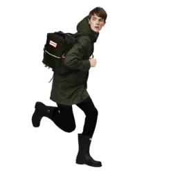 Regenjas Mens Original Rubber Hunting Coat Dark Olive Hunter -The North Kleding Winkel regenjas hunter mens original rubber hunting coat dark olive3