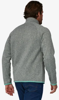 Trui Patagonia Men Better Sweater 1/4 Zip Stonewash Early Teal -The North Kleding Winkel stel203