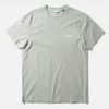 T-Shirt Edmmond Studios Men Mini Logo Plain Sage Green -The North Kleding Winkel t shirt edmmond studios men mini logo plain sage green