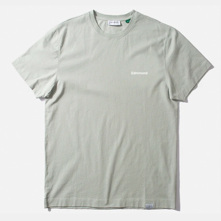 T-Shirt Edmmond Studios Men Mini Logo Plain Sage Green 3 T-Shirt Edmmond Studios Men Mini Logo Plain Sage Green