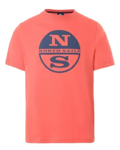 T-Shirt North Sails Men SS T-Shirt With Graphic Spiced Coral