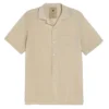T-Shirt OAS Men Sand Plain -The North Kleding Winkel t shirt oas men sand plainwit