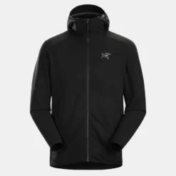 Vest Arc'teryx Men Kyanite AR Hoody Black -The North Kleding Winkel vest arcteryx men kyanite ar hoody black